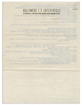Moe Howard's 4pp. of Three Stooges Sketches With Shemp -- Including ''Chesterfield Finale'' -- Very Good Condition